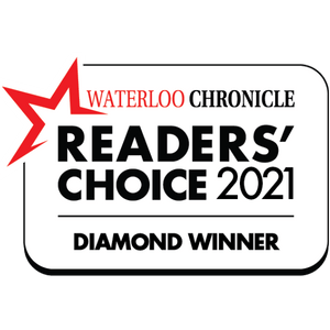 We are the Diamond winner of BEST MEDICAL SPA in Kitchener Waterloo for the 2021 Waterloo Chronicle Reader’s Choice Awards