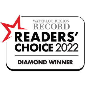 We are the Diamond winner of BEST MEDICAL SPA in Kitchener Waterloo for the 2022 Waterloo Region Record Reader’s Choice Awards