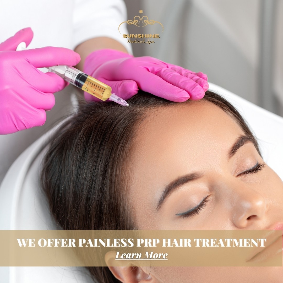 We offer painless prp treatment for hair loss in Kitchener Waterloo area.